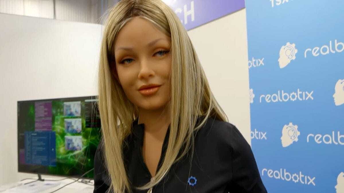 We Interviewed Aria, a $175K Almost-Human Robot at CES 2025 - CNET